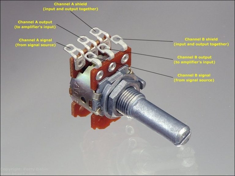 How To Wire A 3 Pin Potentiometer